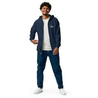 Priscilla Bos Unisex Zip Hoodie - Image 3